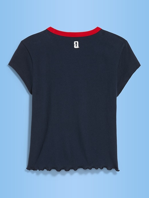 L'image numéro 2 présente T-shirt smocké à imprimé de la Coupe du Monde de la FIFA 26™, Espagne pour femme