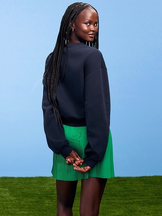 L'image numéro 2 présente Chandail en coton ouaté surdimensionné à imprimé Coupe du Monde de la FIFA 26™, Brésil pour femme