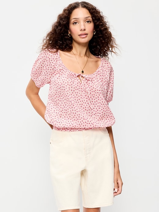 Image number 1 showing, Bubble Hem Top