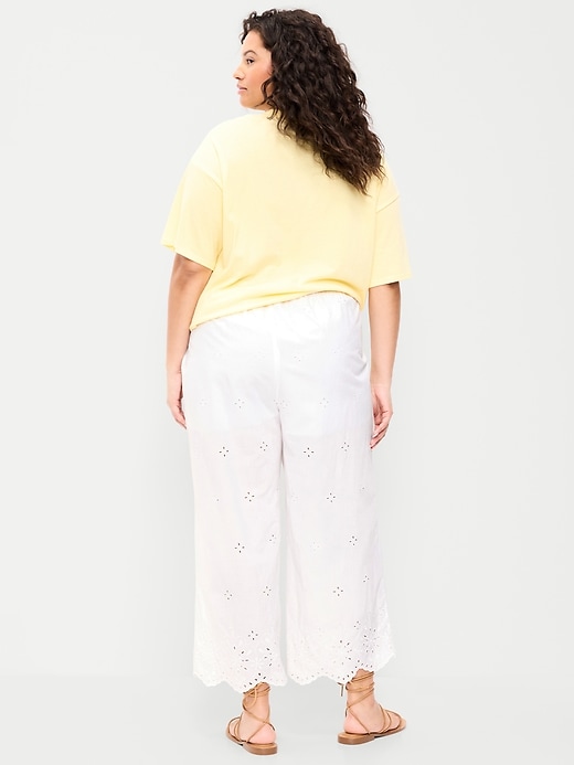 Image number 5 showing, High-Waisted Cut Out Wide-Leg Pant