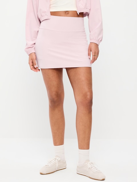 JUPE-SHORT STUDIOSMOOTH À TAILLE TRÈS HAUTE