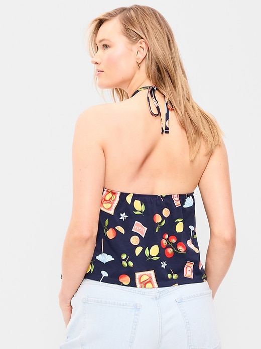 Image number 6 showing, Handkerchief Halter Top