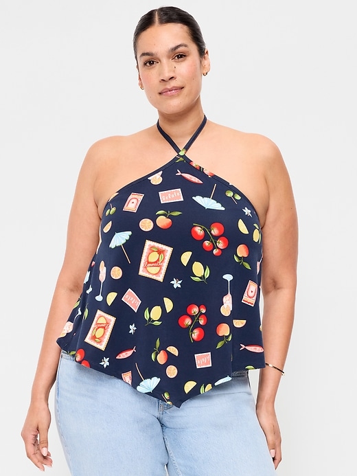 Image number 7 showing, Handkerchief Halter Top