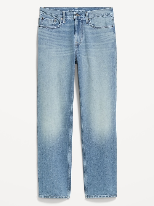 Image number 6 showing, Structured Loose Non-Stretch Jeans