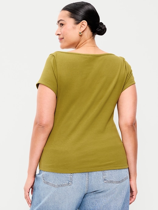 Image number 8 showing, Snug Boatneck T-Shirt