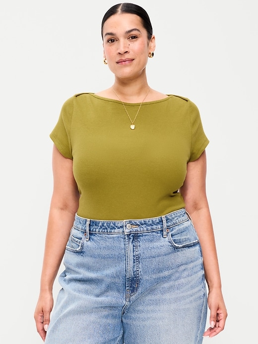 Image number 7 showing, Snug Boatneck T-Shirt