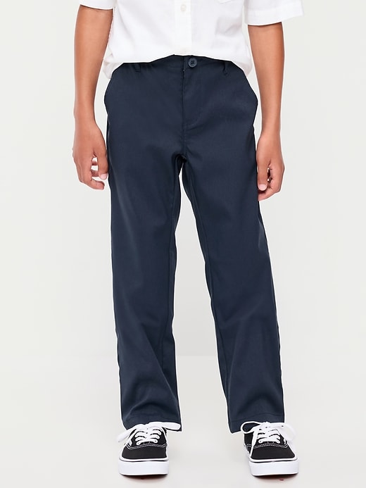 Image number 1 showing, Uniform Straight Leg Tech Pants for Boys