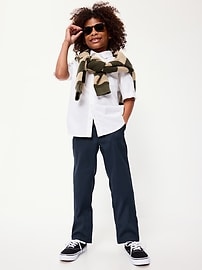 Image number 3 showing, Uniform Straight Leg Tech Pants for Boys