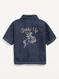 Image number 2 showing, Short-Sleeve Boxy Shirt for Toddler Boys