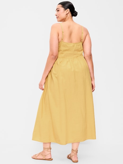 L'image numéro 9 présente Robe longue bohème sans manches