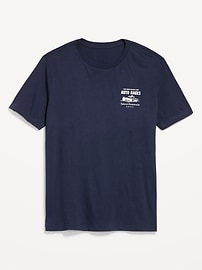 Image number 1 showing, Soft-Washed Crew-Neck Graphic T-Shirt