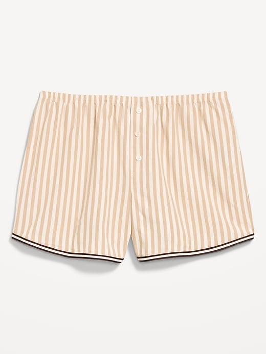 Image number 4 showing, Classic Poplin Boxer Pajama Shorts