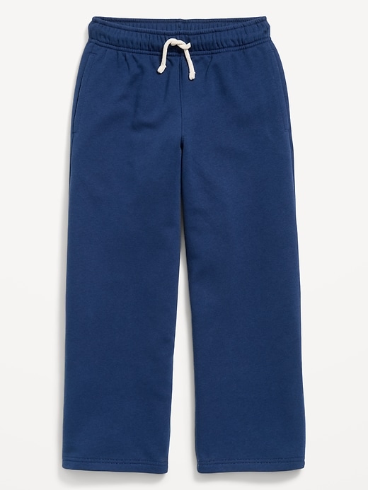 L'image numéro 1 présente Pantalon en coton ouaté coupe très généreuse pour garçon