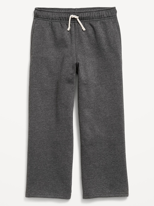 L'image numéro 1 présente Pantalon en coton ouaté coupe très généreuse pour garçon