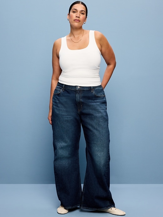 Image number 8 showing, Mid-Rise Twisted-Seam Flare Jeans