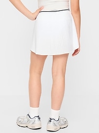 Image number 2 showing, High-Waisted Micro-Pleated Skort for Girls