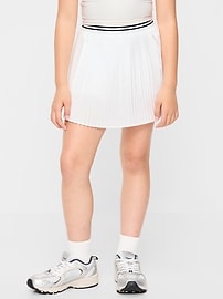 Image number 1 showing, High-Waisted Micro-Pleated Skort for Girls