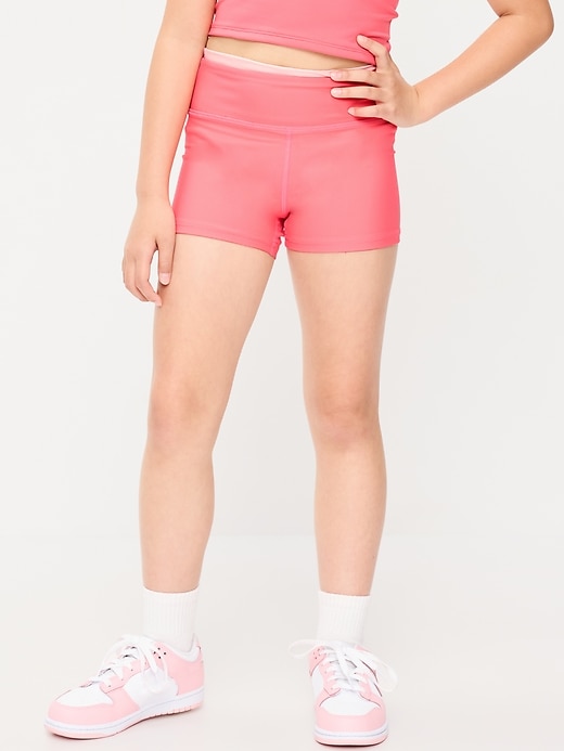 Image number 1 showing, PowerSoft High-Waisted Shorts for Girls