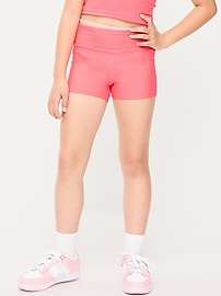 Image number 1 showing, PowerSoft High-Waisted Shorts for Girls