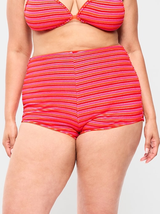 Image number 7 showing, High-Waisted Shortie Swim Bottoms
