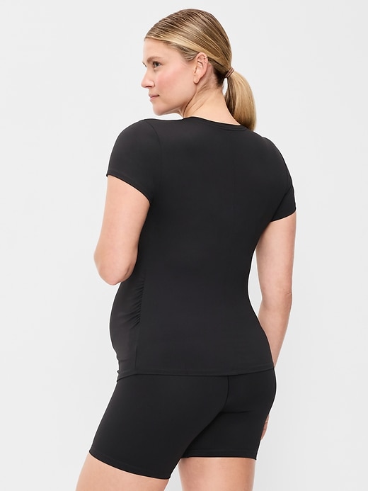 Image number 2 showing, Maternity StudioSmooth Short-Sleeve Jersey Top