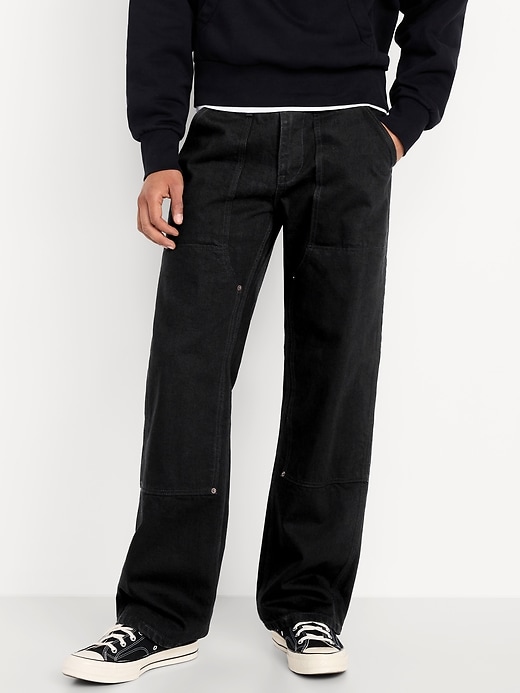 Image number 1 showing, 90s Baggy Double-Knee Carpenter Jeans