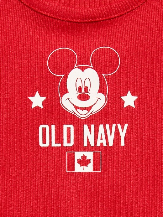 Image number 5 showing, Old Navy x Disney Mickey Mouse Ribbed Tank Top for Girls