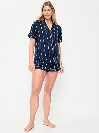 Image number 1 showing, Maternity Classic Pajama Short Set