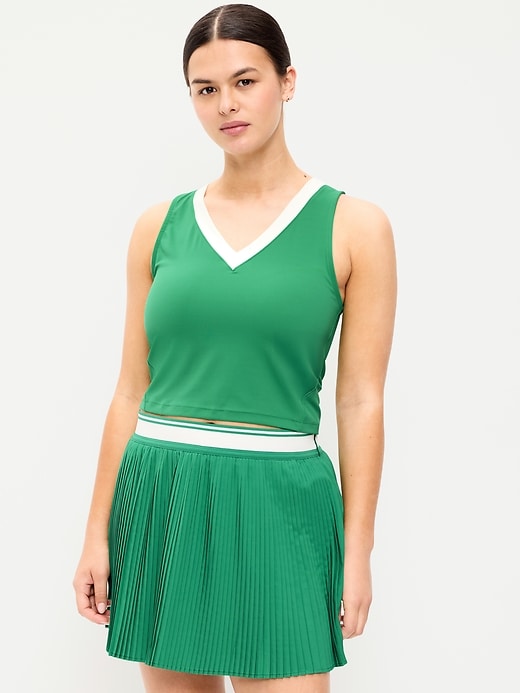 Image number 2 showing, StudioSmooth Cropped Tennis Tank Top