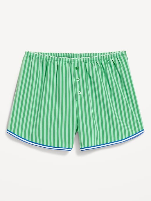 Image number 4 showing, Classic Poplin Boxer Pajama Shorts