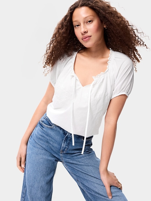 Image number 3 showing, Bubble Hem Top