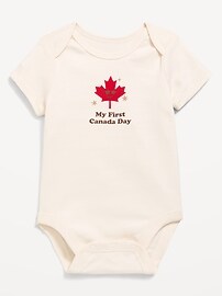 Image number 1 showing, Short-Sleeve Unisex Graphic Bodysuit for Baby