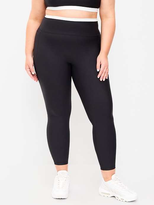 Image number 5 showing, Extra-High Waisted PowerSoft Boundless 7/8 Pocket Leggings – No Front Seam
