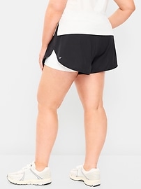 Image number 3 showing, High-Waisted StretchTech 2-In-1 Run Shorts