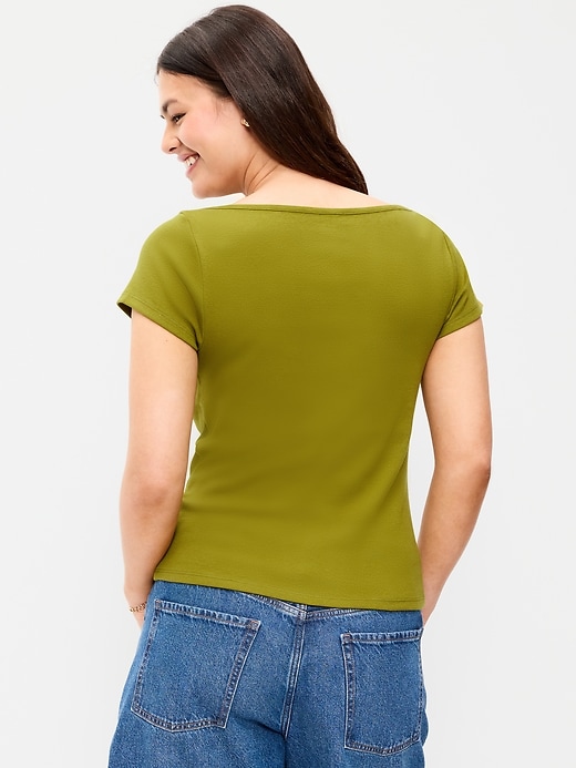 Image number 6 showing, Snug Boatneck T-Shirt