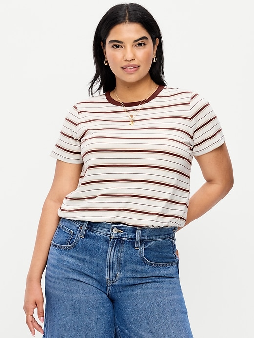 Image number 7 showing, EveryWear Crew-Neck Striped T-Shirt