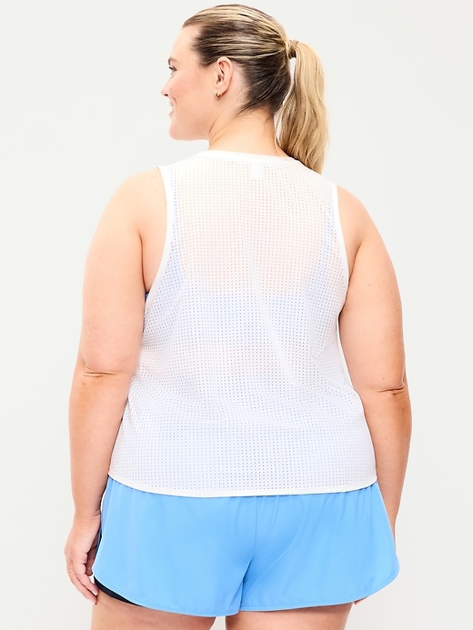 Image number 6 showing, Mesh Muscle Tank Top
