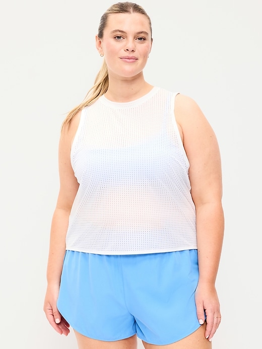 Image number 5 showing, Mesh Muscle Tank Top