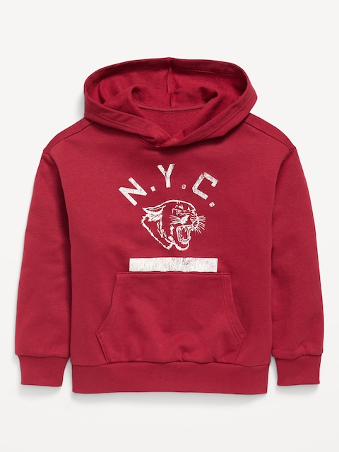 Favorite Fleece Oversized Graphic Pullover Hoodie for Boys