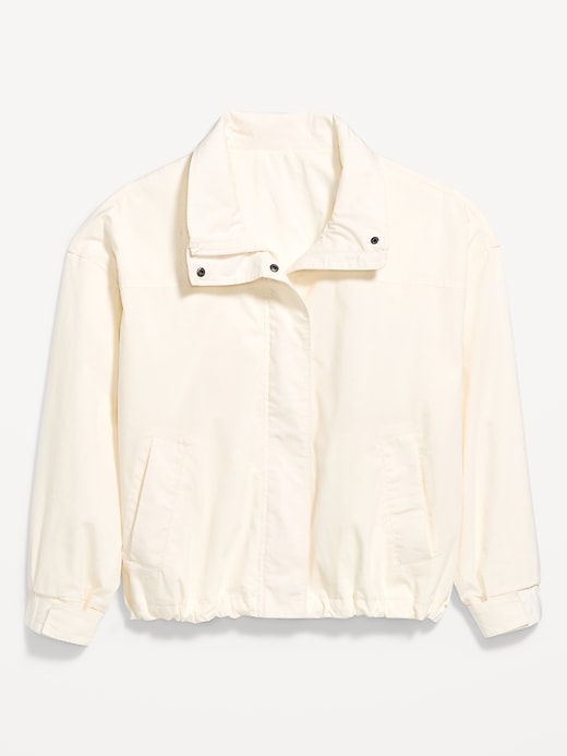 Image number 2 showing, Full-Zip Poplin Jacket