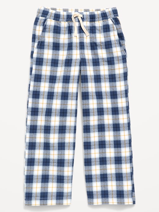 Image number 4 showing, Pull-On Baggy Plaid Flannel Pants for Boys