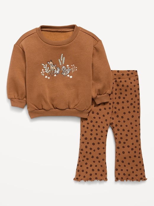 Image number 1 showing, Disney© Bambi Graphic Sweatshirt and Legging Set for Baby
