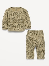Image number 2 showing, Disney© Bambi Crew-Neck Sweatshirt and Sweatpants Set for Baby