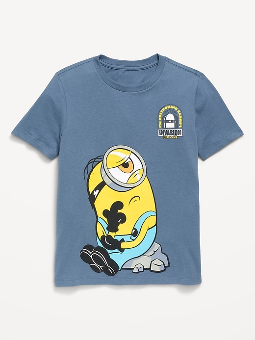L'image numéro 1 présente T-shirt à imprimé Minions™ unisexe pour Enfant