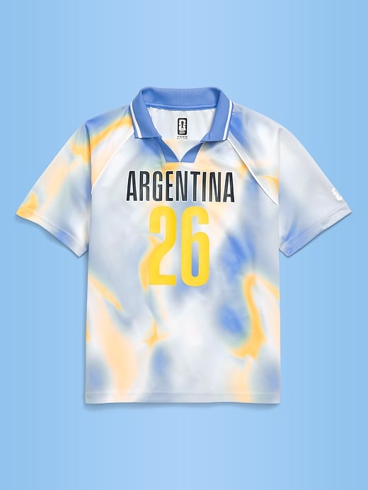 L'image numéro 2 présente T-shirt en jersey à col Coupe du Monde de la FIFA 26™, Argentine pour enfant