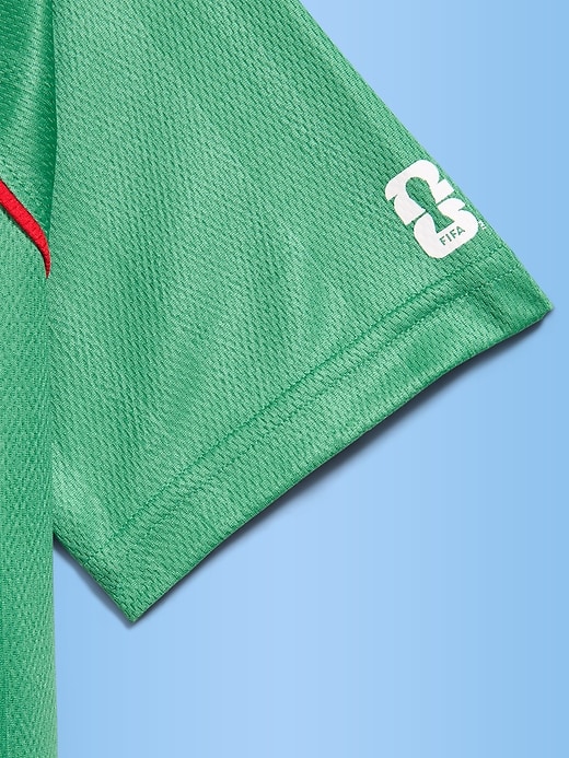 L'image numéro 3 présente T-shirt en jersey à col Coupe du monde de la FIFA 26™, Mexique pour enfant