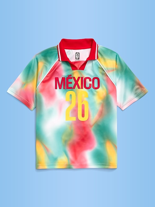 L'image numéro 2 présente T-shirt en jersey à col Coupe du monde de la FIFA 26™, Mexique pour enfant