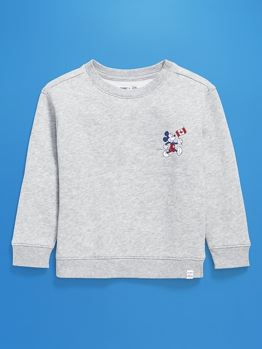 L'image numéro 3 présente Chandail en coton ouaté surdimensionné à imprimé de drapeau et logo unisexe Mickey Mouse Old Navy x Disney© pour tout-petit