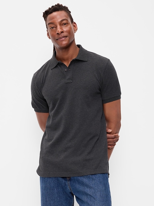Image number 1 showing, Classic Fit Pique Polo