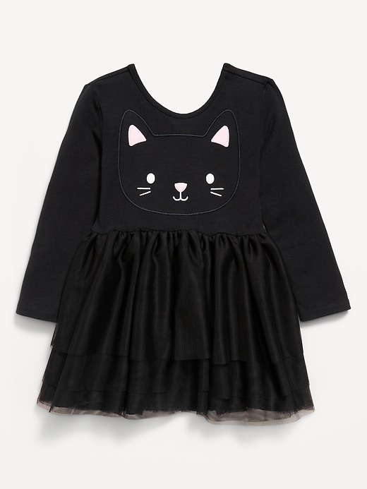 Image number 2 showing, Long-Sleeve Halloween Tutu Dress for Toddler Girls